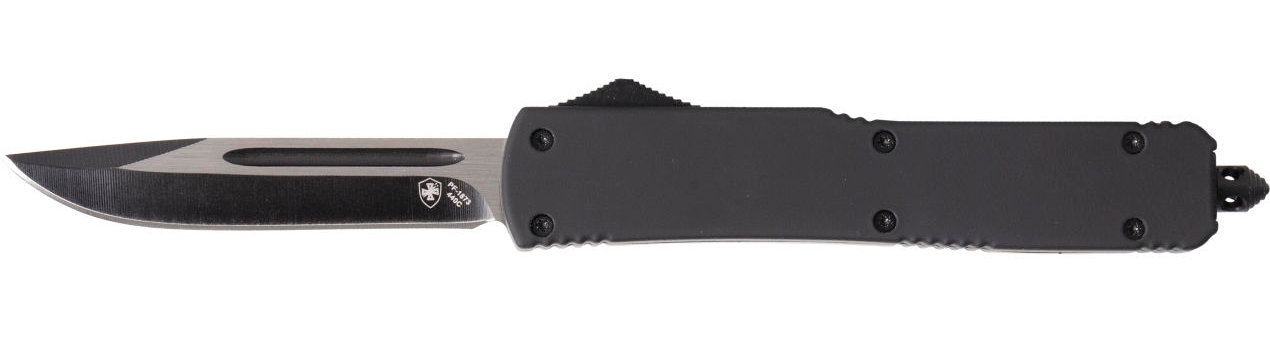 Knives Templar Knife TPL SLIM BLACK RUBBER DROP PT
